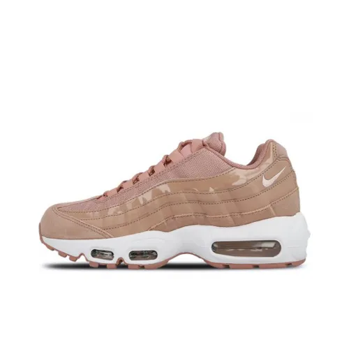 Nike Air Max 95 Low Топ Беговые кроссовки Женские Розово-белый