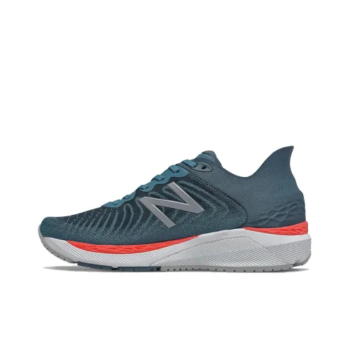 New Balance 860 Fresh Foam 860v11 Низкий Топ Беговые кроссовки Мужские Синий Оранжевый