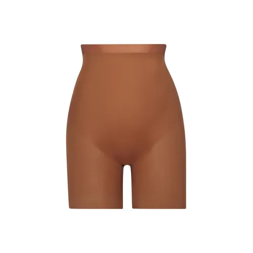 SKIMS Barely THERE LOW Спина Короткий Повседневные шорты Женские Бронза Оранжевый