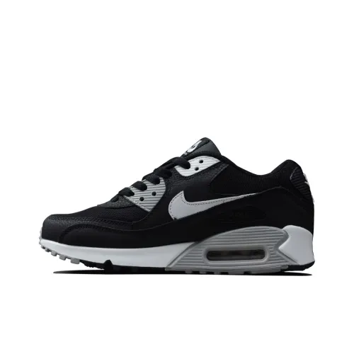 Nike Air Max 90 Low Топ Повседневные Беговые Кроссовки Женские Черно-Белые
