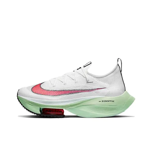 Nike Air Zoom Alphafly Next% 1 Low Топ Марафон Длинный Бег Гонки Беговые Кроссовки Женские Белый Красный