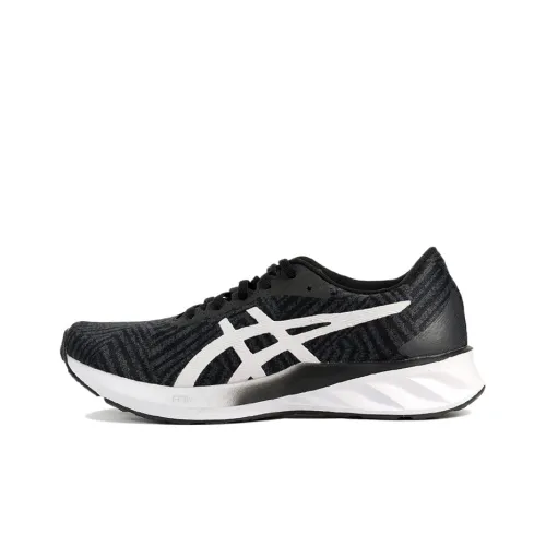 Asics Roadblast Low Топ Беговые кроссовки Женские Черный белый