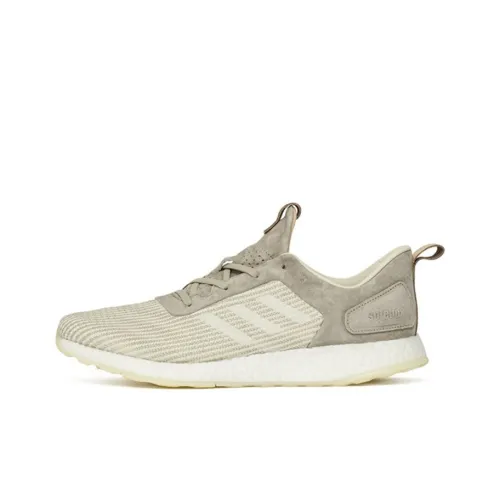 Adidas Pureboost Dpr Нескользящий Легкий Низкий Топ Беговые кроссовки Мужские Серый Бежевый