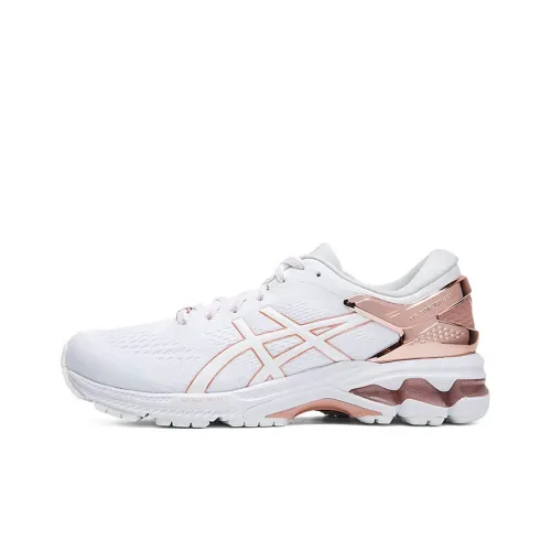 Asics Gel Kayano 26 Low Top Беговые кроссовки Женские Розовые Белые