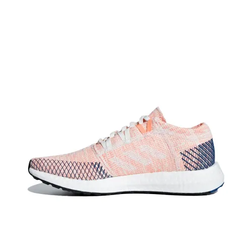 Adidas Pureboost Go Slip-resistant Низкий Топ Повседневные Беговые кроссовки Женские Белый Оранжевый Синий