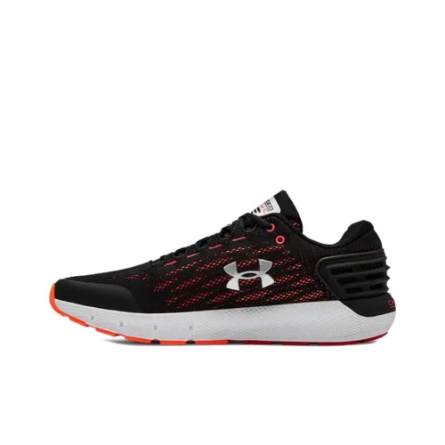 Under Armour Charged Rogue 1 Low Беговые кроссовки Мужские Черные Красные