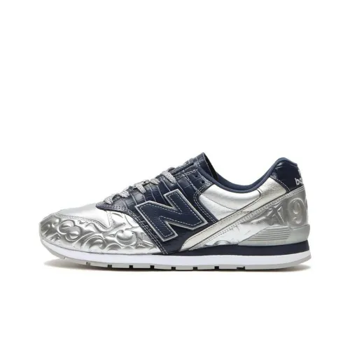 Франк Мюллер x New Balance NB 996 Серия Низкие Беговые Кроссовки Унисекс Серебряные