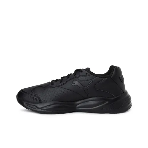 PUMA 90s Runner Non Slip Легкий Низкий Топ Повседневная Беговая Обувь Унисекс Черная