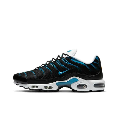 Nike Air Max Plus Low Топ Беговые кроссовки Мужские Черный Синий Белый