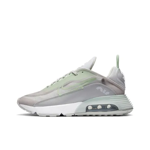 Nike Air Max 2090 Low Топ Повседневные Беговые Кроссовки Мужские Серый Зеленый