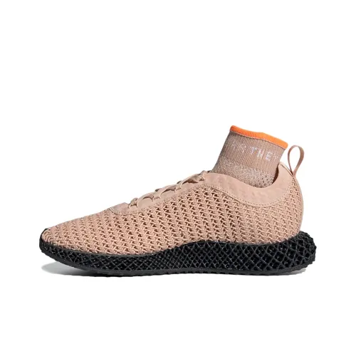 Stella McCartney x Adidas Alphaedge 4D противоскользящие высокие повседневные беговые кроссовки для женщин розовые оранжевые черные
