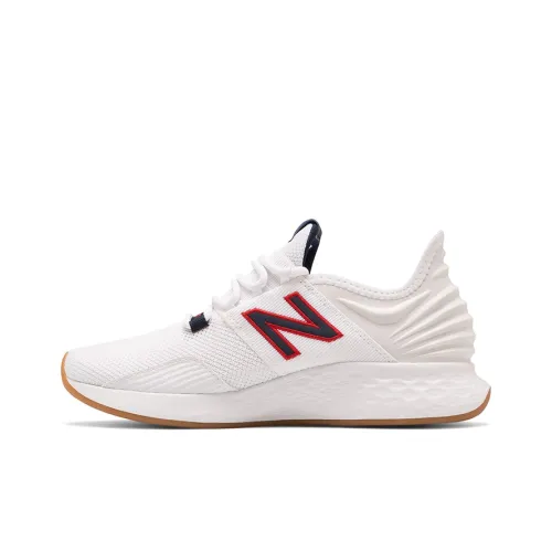 New Balance NB Свежий Пена ROAV Низкий Топ Беговые кроссовки Женские Белые