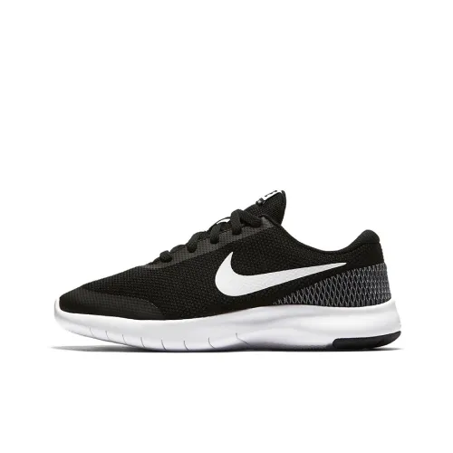 Nike Flex Experience RN 7 Амортизация Устойчивость к истиранию Дышащий Низкий Топ Повседневные Беговые кроссовки Женские Черный Белый