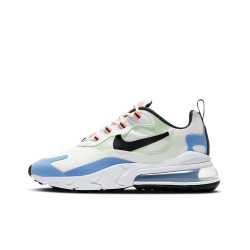Nike Air Max 270 Low Топ Повседневные Беговые Кроссовки Женские Синий Белый Розовый