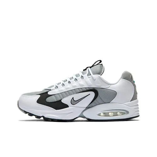 Nike Air Max Tria Low Топ Air Cushion Марафон Беговые кроссовки Унисекс Серый Белый