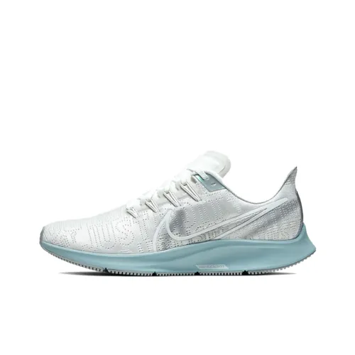 Nike Pegasus 36 Non Slip Легкий Низкий Топ Воздушная Подушка Марафон Беговые Кроссовки Женские Светло-Серебристо-Серый