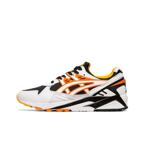 Asics Gel Kayano Trainer Low Топ Беговые кроссовки Унисекс Белый Оранжевый Черный