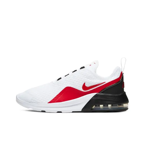 Nike Air Max Motion Low Топ Беговые кроссовки Женские Белый Красный Черный