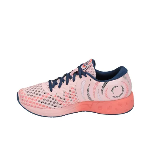 Asics Noosa FF 2 Low Топ Беговые кроссовки Женские Розово-синие