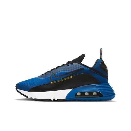 Nike Air Max 2090 Low Топ Марафон Беговые кроссовки Мужской Синий Черный Золотой