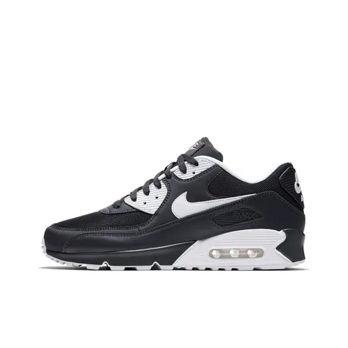 Nike Air Max 90 Low Топ Air Cushion Беговые кроссовки Мужские Черно-белые