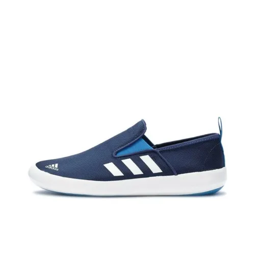 Adidas B Slip On Low Топ Беговые кроссовки Унисекс Синий Белый