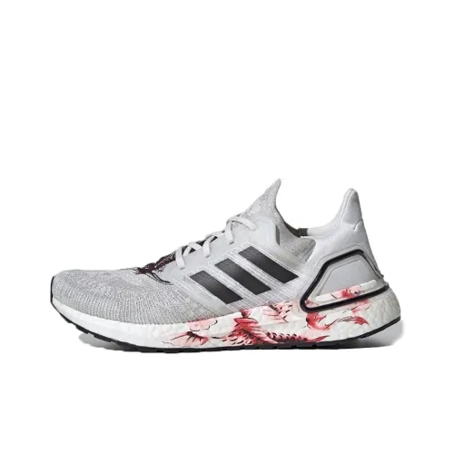 Adidas ULT Шокаблоки Устойчивая Низкая Верхняя Беговые Кроссовки Мужские Серые