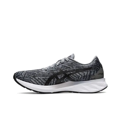 Asics Roadblast Low Топ Беговые кроссовки Женские Черный серый белый