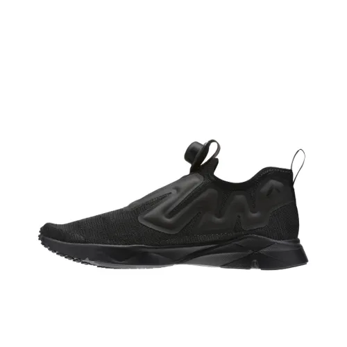 Reebok Pump Supreme Амортизация Легкий Низкий Топ Повседневные Беговые кроссовки Унисекс Черный