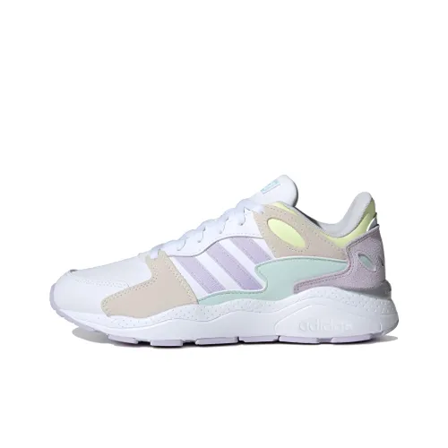 Adidas Neo Crazychaos Shadow Slip Resistant Abrasion Resistant Легкий Низкий Топ Повседневные Беговые кроссовки Женские Белые