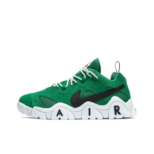 Nike Air Barrage Амортизаторы Shock противоскользящие низкий топ повседневная беговая обувь мужская белый зеленый