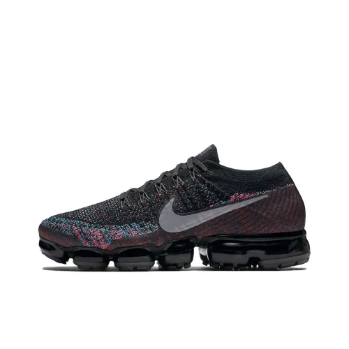 Nike Air Vapormax Low Топ Марафон Беговые кроссовки Унисекс Черный Синий