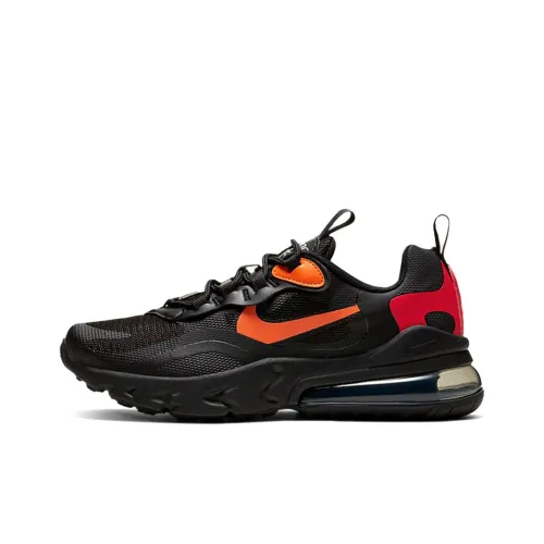 Nike Air Max 270 Low Топ Марафон Беговые кроссовки Женские Черный Оранжевый