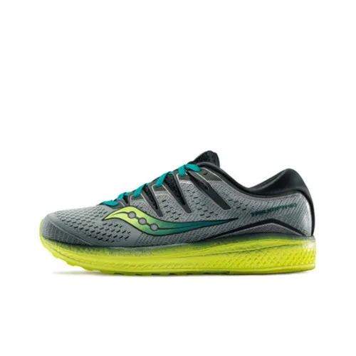 Saucony Triumph Iso5 Low Топ Беговые кроссовки Мужской Frost Cyan