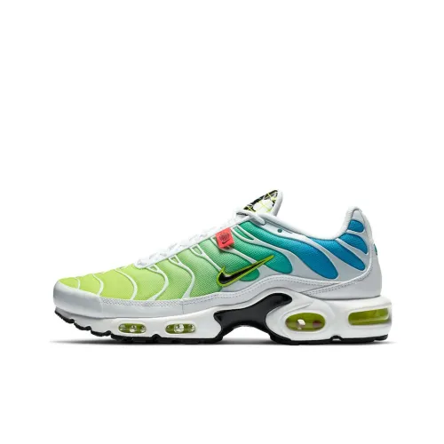 Nike Air Max Plus Low Top Marathon Беговые кроссовки Мужские Сине-зеленый градиент