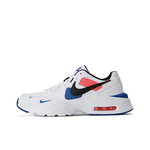 Nike Air Max Fusion Low Топ Air Cushion Повседневные Беговые Кроссовки Мужские Белый Синий Красный