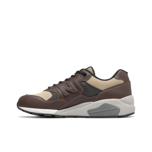 New Balance NB 580 Low Топ Повседневные Беговые Кроссовки Унисекс Кофейного Цвета Ширина D