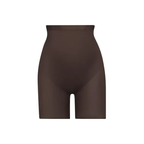 SKIMS Barely THERE LOW Спина Короткий Повседневные шорты Женские Эспрессо Серо-фиолетовый