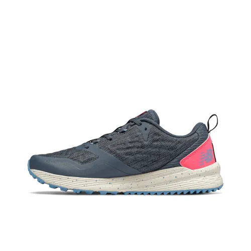 New Balance NB NITREL Дышащие Низкие Беговые Кроссовки Женские Серые Розовые