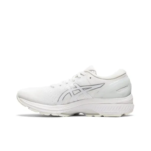 Asics Gel Kayano 27 Low Топ Беговые кроссовки Женские Белые