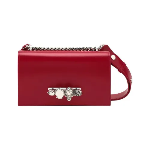 Alexander McQueen Сумка через плечо из кожи сумка на плечо женская красная