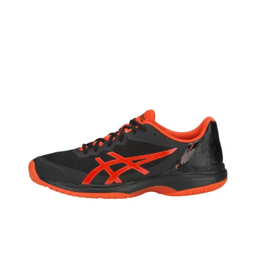 Asics Gel Court Speed Low Топ Беговые кроссовки Мужские Черные Красные