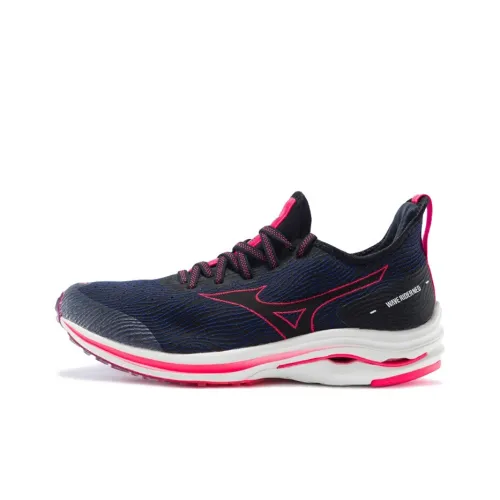 Mizuno Wave Rider Neo Low Топ Беговые кроссовки Женские Синий Розовый