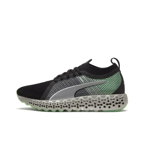 PUMA Calibrate Slip-Resistant Низкий Топ Марафон Беговые Кроссовки Мужские Черный Серый