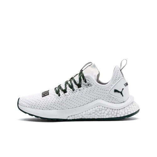 PUMA HYBRID NX Trailblazer Амортизация Противоскользящий Легкий MID Топ Беговые кроссовки Женские Белый Зеленый