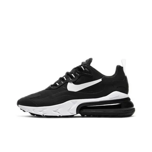 Nike Air Max 270 Low Топ Air Cushion Повседневные Беговые Кроссовки Женские Белые Черные