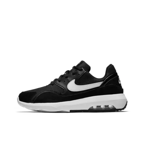 Nike Air Max Ностальгический Амортизация и Дышащий Низкий Топ Повседневные Беговые кроссовки Женские Черный