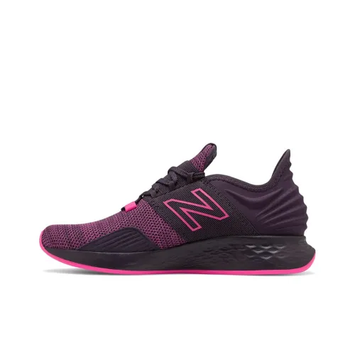 New Balance NB Свежий Пена Амортизация Отводящий пот Полное покрытие MID Топ Беговые кроссовки Женские Черный Розовый