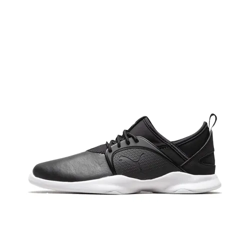 PUMA Износостойкие Дышащие Низкие Кеды для Бега и Марафонов Женские Черные