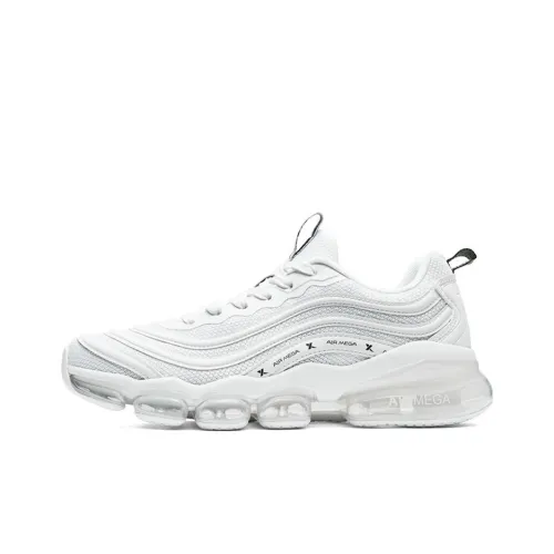 XTEP Амортизирующие подошвы Устойчивый Низкий Топ Беговые кроссовки Мужские Белые